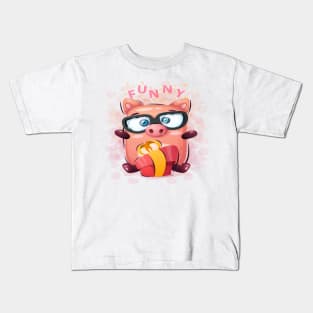 funny character Kids T-Shirt